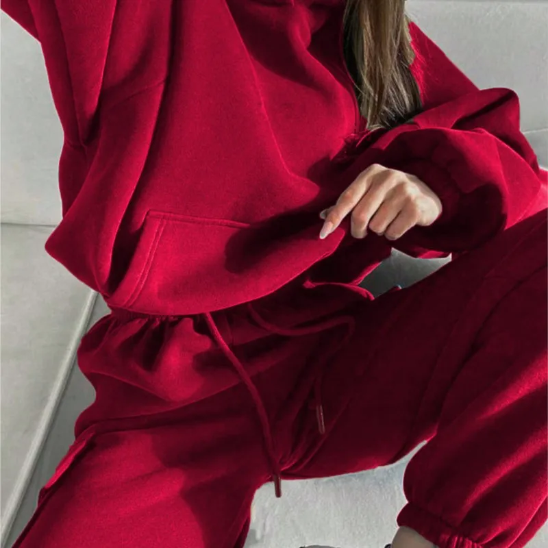 2025 Women's Sportswear Set Autumn Trendy Athleisure Tracksuit with Comfort Fit Breathable Versatile for Gym Outing Travel - Image 6