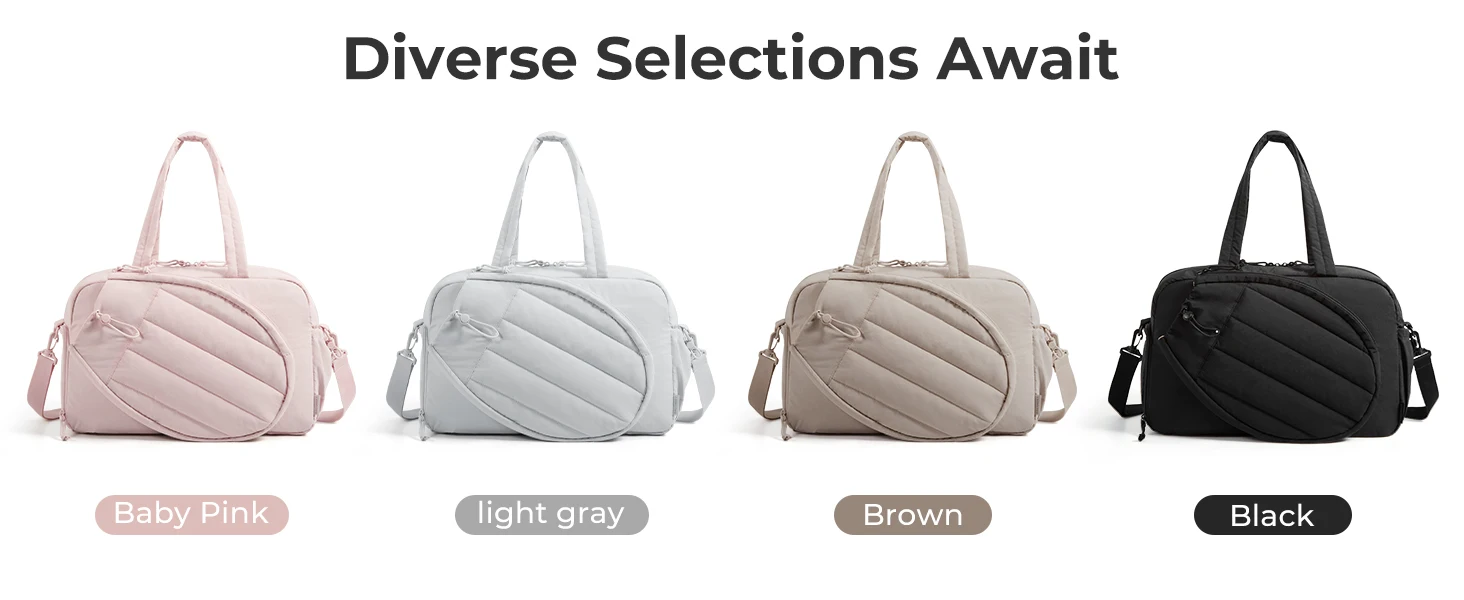 BAGSMART Sport Bag For Tennis Sports Gym Duffle Bags with Shoe Compartment Wet Pocket Overnight Weekend Travel Bag - Image 18