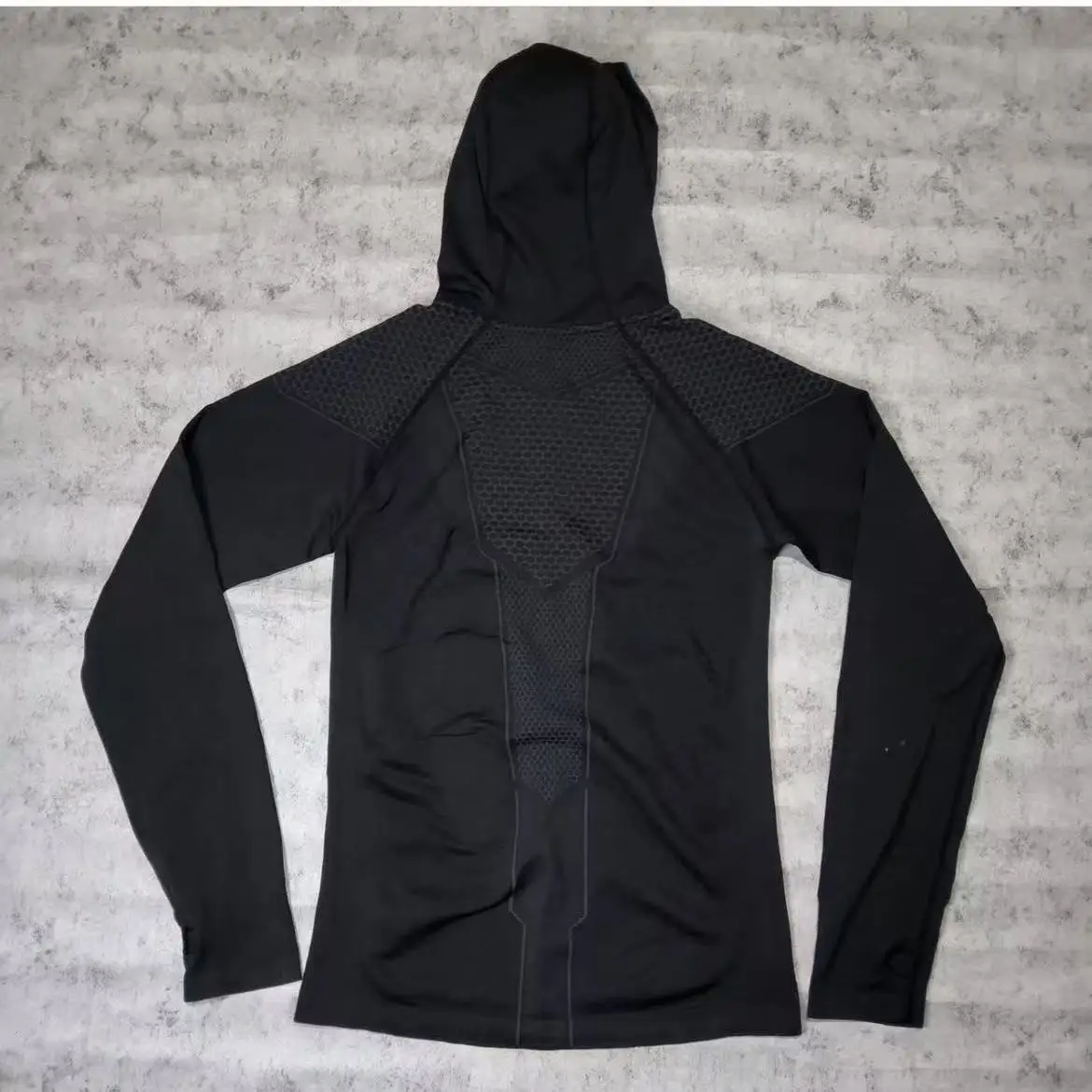 Gym Zipper Hoodie 1.0 Fitness Long Sleeve Men's Autumn/winter Classic Super Hero Cycling Running Speed Dry Hoodie Long T-shirt - Image 2