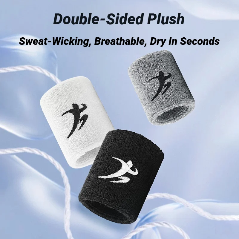 Fashion Sports Wristbands For Men And Women Running Basketball Fitness Tennis Badminton Towels Breathable Sweat Absorbing - Image 4