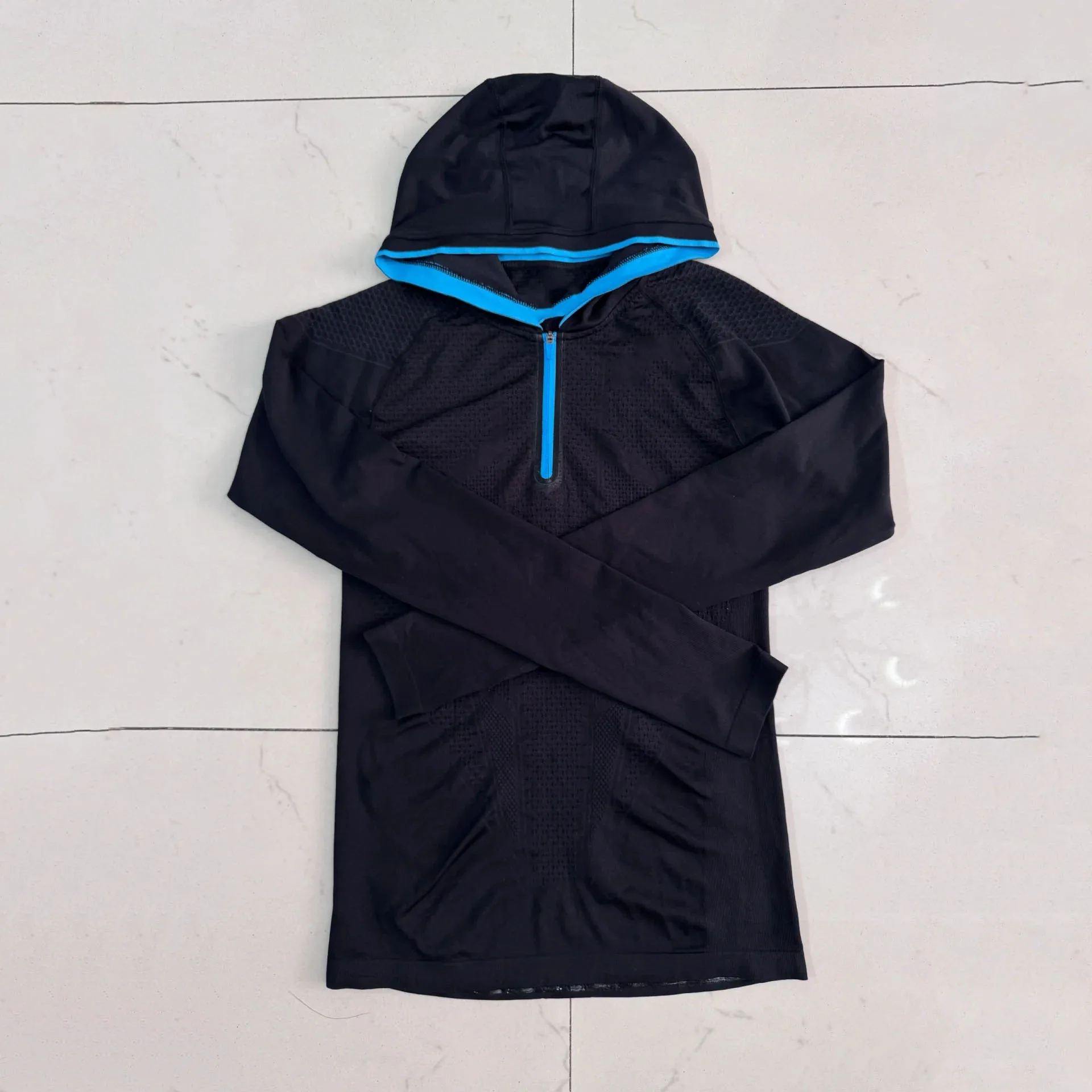 Gym Zipper Hoodie 1.0 Fitness Long Sleeve Men's Autumn/winter Classic Super Hero Cycling Running Speed Dry Hoodie Long T-shirt - Image 24