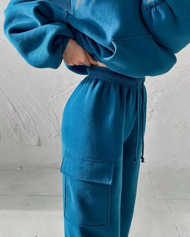 2025 Women's Sportswear Set Autumn Trendy Athleisure Tracksuit with Comfort Fit Breathable Versatile for Gym Outing Travel - Image 21