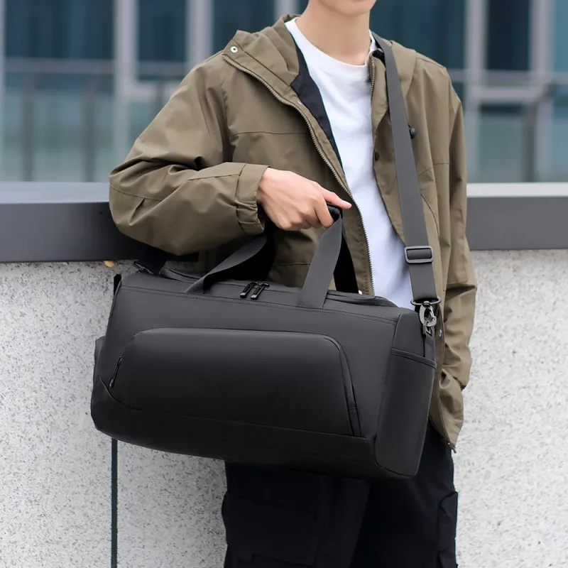 Sports Gym Bag, Large Capacity Handbag,Portable Travel Duffel Bag, Multi-compartment with Shoes Storage,Perfect for Vacation,Gym - Image 5