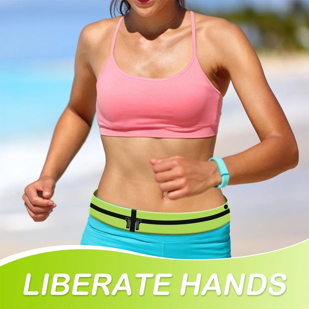 1Pcs Waterproof Running Waist Pack with Adjustable Belt - Lightweight & Durable Design for Jogging, Hiking, Cycling and Travel - Image 16