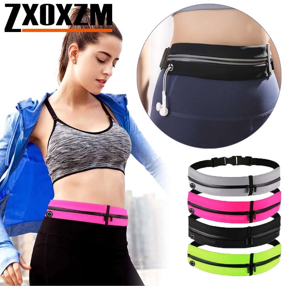 1Pcs Waterproof Running Waist Pack with Adjustable Belt - Lightweight & Durable Design for Jogging, Hiking, Cycling and Travel