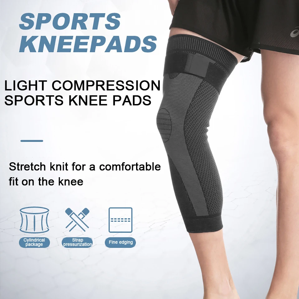 AOLIKES Sport Full Leg Compression Sleeves Knee Braces Support Protector for Weightlifting Arthritis Joint Pain Relief - Image 4