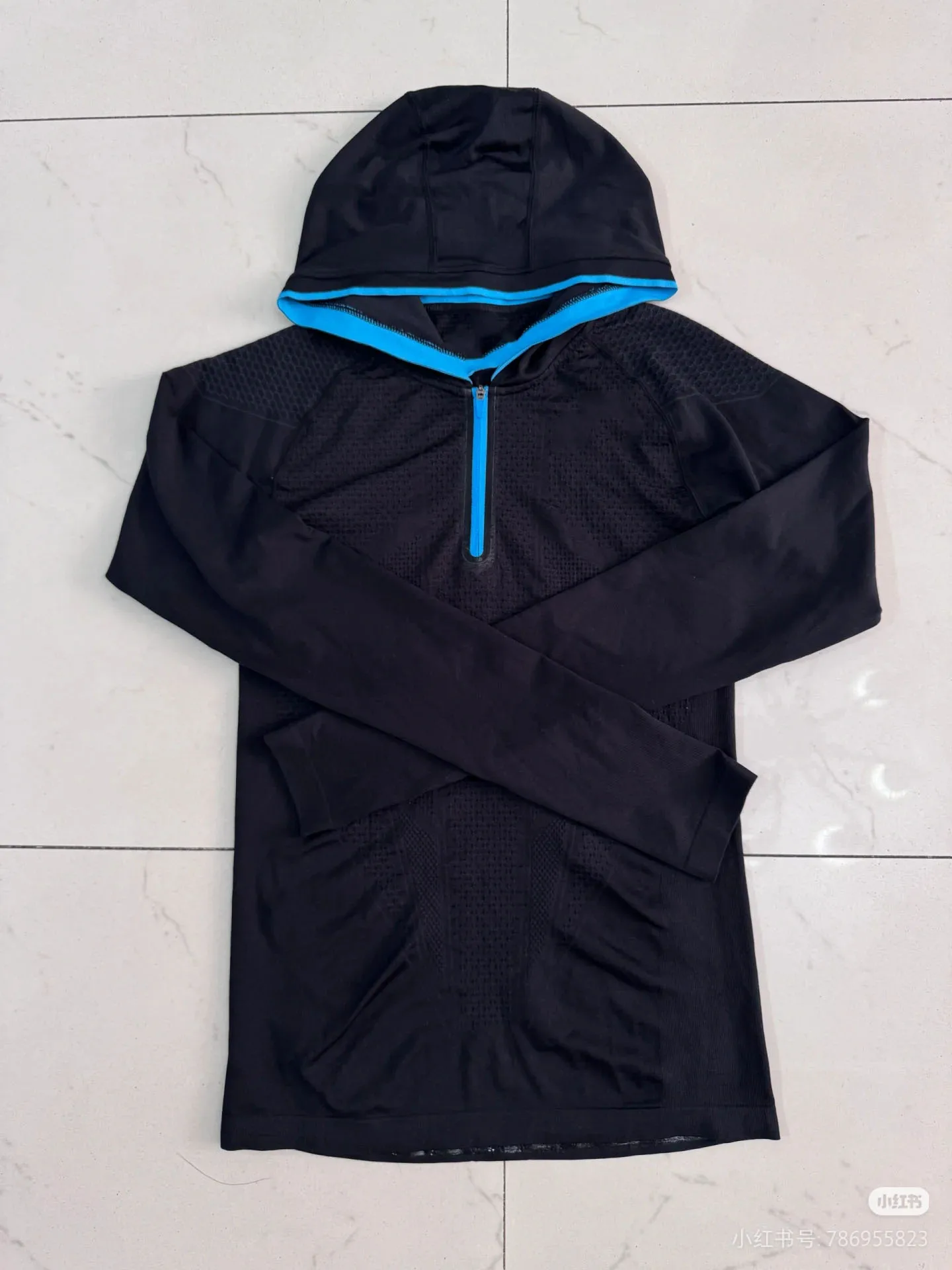 Gym Zipper Hoodie 1.0 Fitness Long Sleeve Men's Autumn/winter Classic Super Hero Cycling Running Speed Dry Hoodie Long T-shirt - Image 6