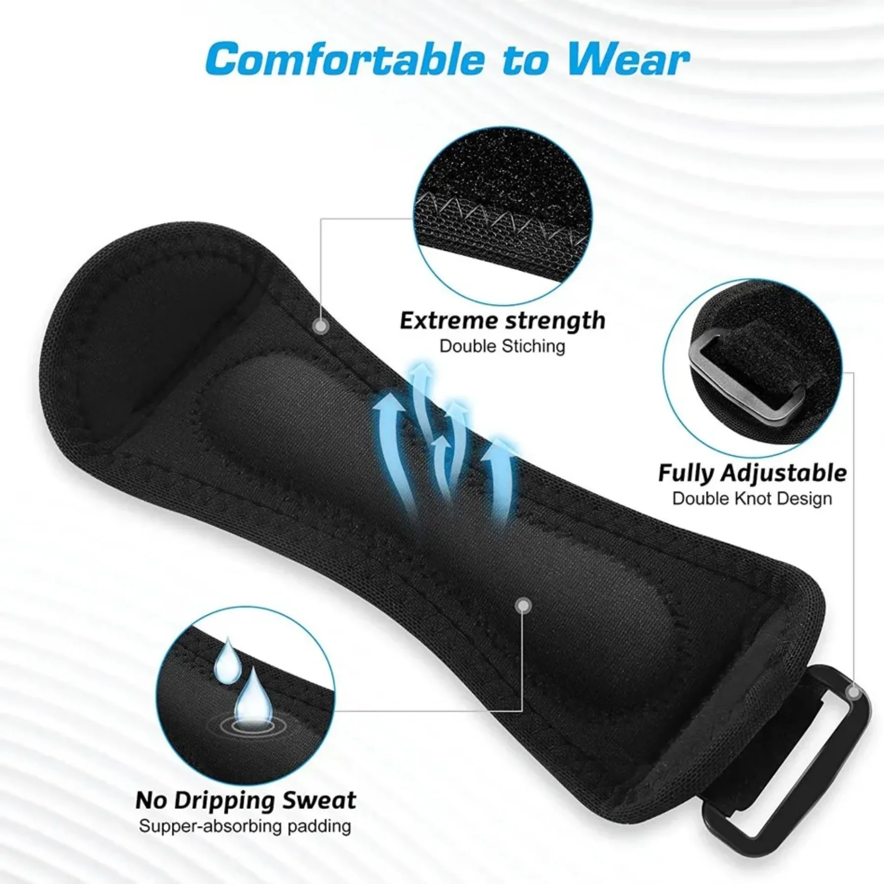 Sports Patella Brace Adjustable Strap EVA Kneepads Knee Support Pad Protective Gear Basketball Volleyball Protector - Image 2