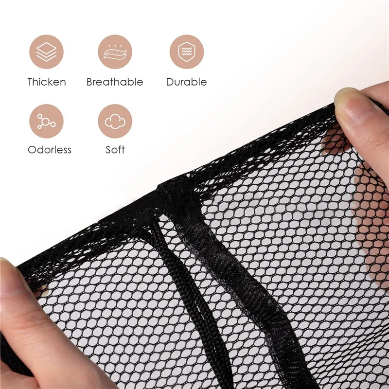 Large Mesh Sports Bags Pack Storing Clothes Bags Drawstring Bag For Storing Basketball Volleyball Baseball Swimming Equipment - Image 6