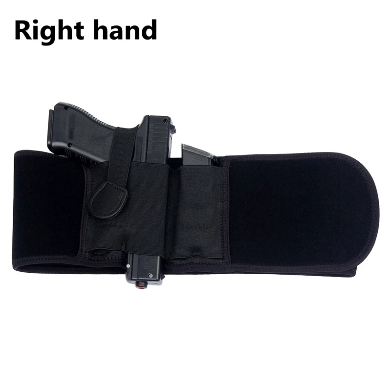 Tactical Pistol Holster Right Hand Elastic Belt Band Gun Holster Concealed Carry Waistband Gun Holster Outdoor Hunting Universal - Image 7