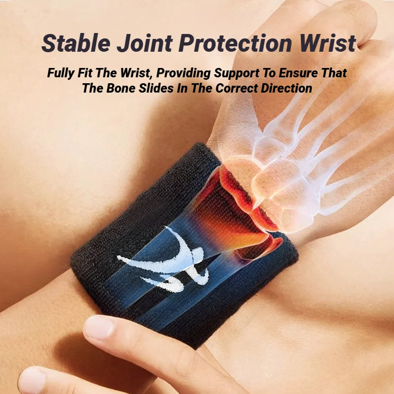 Fashion Sports Wristbands For Men And Women Running Basketball Fitness Tennis Badminton Towels Breathable Sweat Absorbing - Image 2