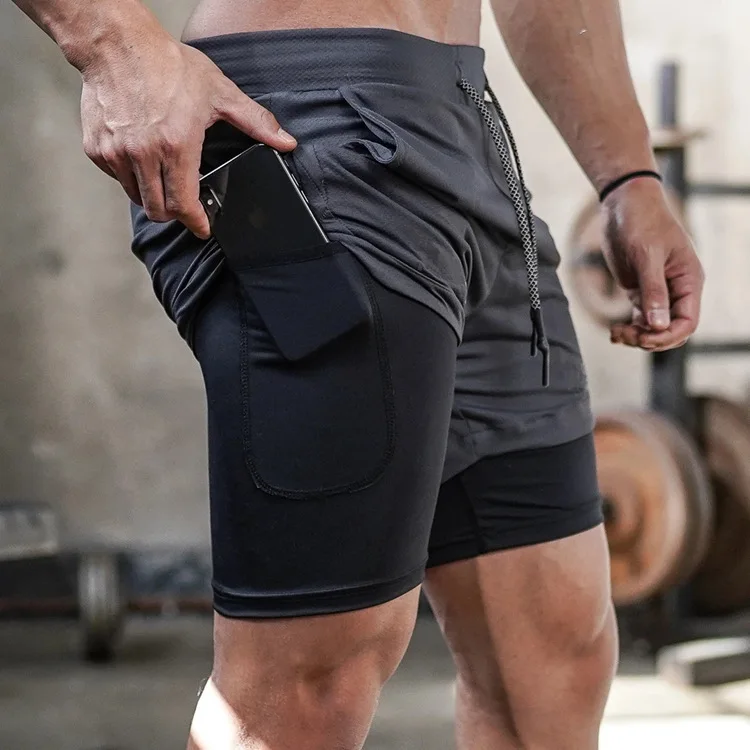 Camo Running Shorts Men Gym Sports Shorts 2 In 1 Quick Dry Workout Training Gym Fitness Jogging Short Pants Summer Men Shorts - Image 17