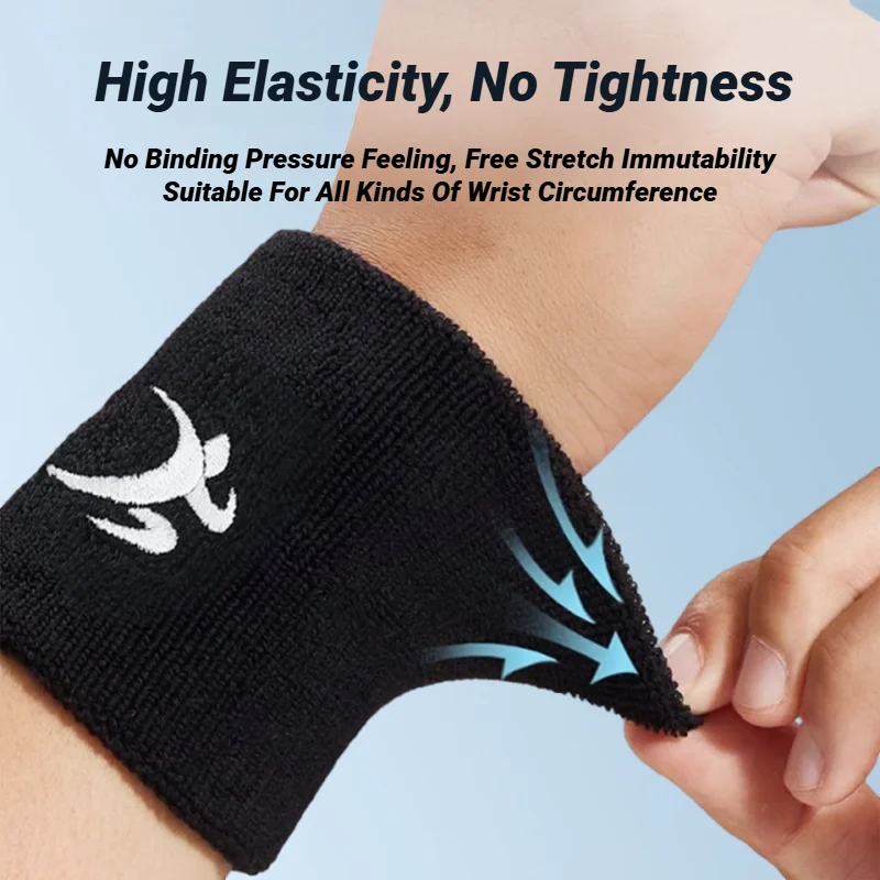 Fashion Sports Wristbands For Men And Women Running Basketball Fitness Tennis Badminton Towels Breathable Sweat Absorbing - Image 3
