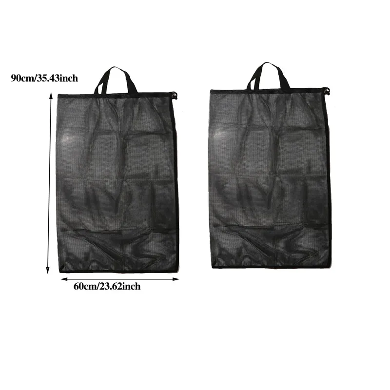 Large Mesh Sports Bags Pack Storing Clothes Bags Drawstring Bag For Storing Basketball Volleyball Baseball Swimming Equipment - Image 2