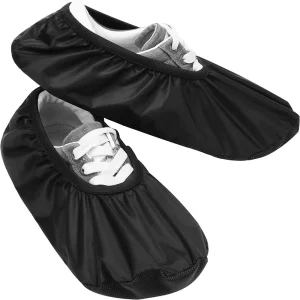 Waterproof Bowling Shoe Covers Dust-proof Reusable Shoe Covers Protector Black Machine Washable Bowling Shoe Protector Men Women
