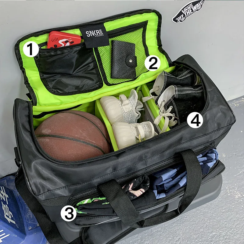 Customized sports basketball bag large capacity travel bag printed personalized logo soccer storage bag - Image 3