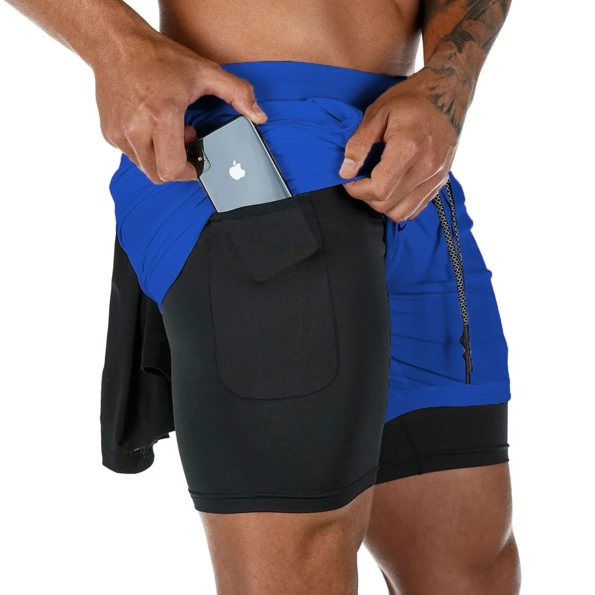 Camo Running Shorts Men Gym Sports Shorts 2 In 1 Quick Dry Workout Training Gym Fitness Jogging Short Pants Summer Men Shorts - Image 13