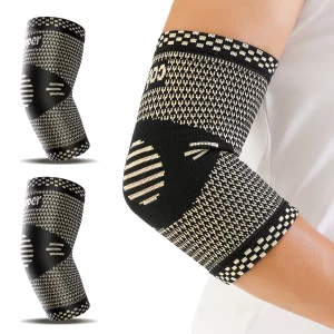 1Pcs Fitness Elbow Brace Compression Support Sleeve for Tendonitis, Tennis Elbow, Golf Treatment - Reduce Joint Pain