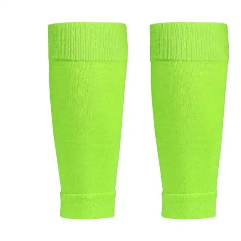 1Pair Football Socks Soccer Accessories Leg Brace Sleeves Breathable Sport Sock Adult Kids Shin Guards Calf Protection Leg Cover - Image 10